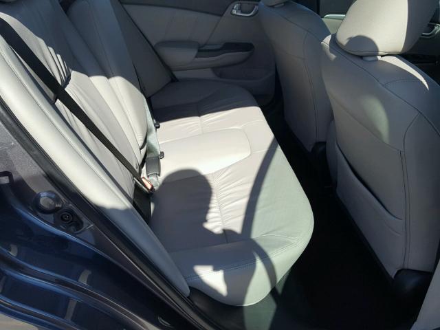 19XFB2F98FE065636 - 2015 HONDA CIVIC EXL ნაცრისფერი ფოტო 6