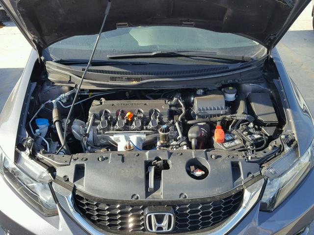 19XFB2F98FE065636 - 2015 HONDA CIVIC EXL ნაცრისფერი ფოტო 7