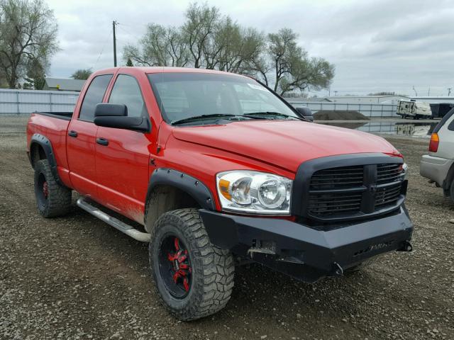 3D7KS28C56G135062 - 2006 DODGE RAM 2500 S RED photo 1