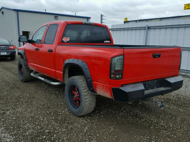 3D7KS28C56G135062 - 2006 DODGE RAM 2500 S RED photo 3