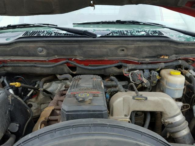 3D7KS28C56G135062 - 2006 DODGE RAM 2500 S RED photo 7