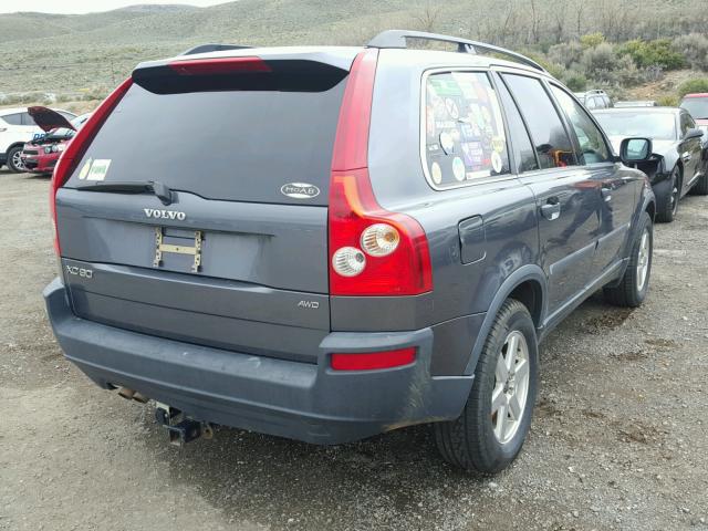 YV4CM592261305230 - 2006 VOLVO XC90 GRAY photo 4