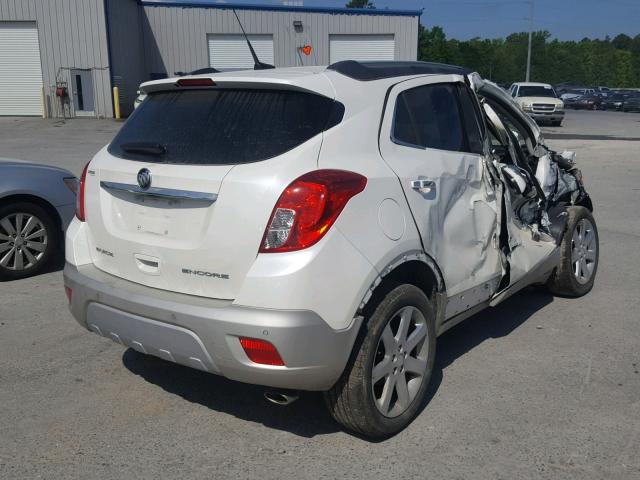 KL4CJDSB3DB058107 - 2013 BUICK ENCORE PRE WHITE photo 4