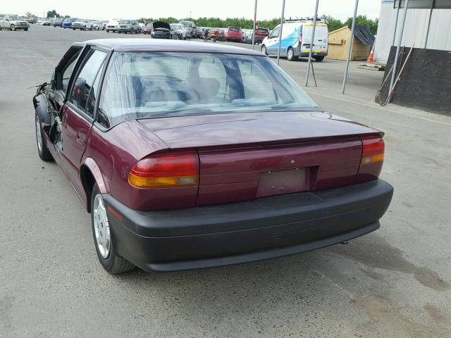 1G8ZH5284SZ160522 - 1995 SATURN SL1 PURPLE photo 3