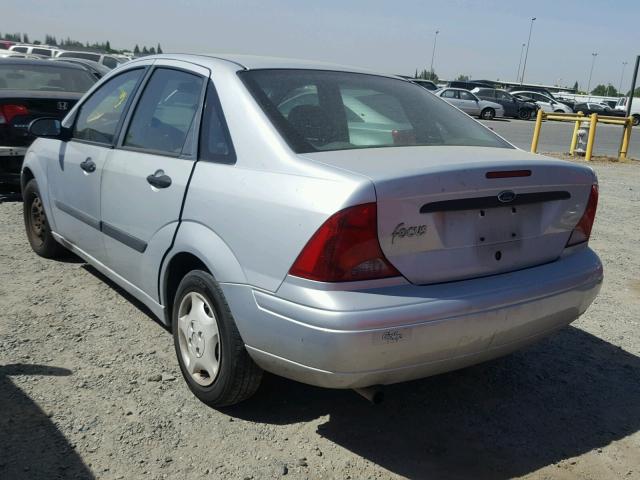 1FAFP33P81W307274 - 2001 FORD FOCUS LX SILVER photo 3