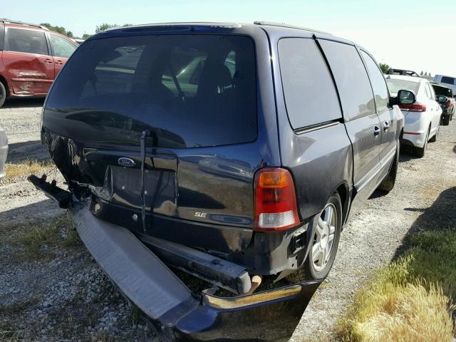 2FMZA52432BB45726 - 2002 FORD WINDSTAR S BLUE photo 4