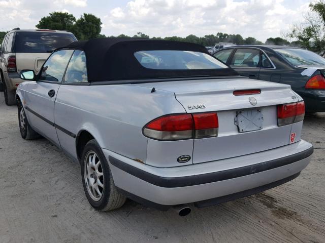 YS3DD78H3Y7009201 - 2000 SAAB 9-3 SILVER photo 3