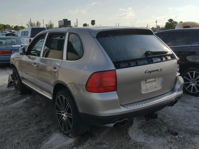 WP1AB29P84LA68592 - 2004 PORSCHE CAYENNE S BEIGE photo 3