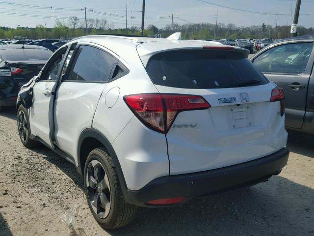 3CZRU6H73JM707957 - 2018 HONDA HR-V EXL WHITE photo 3