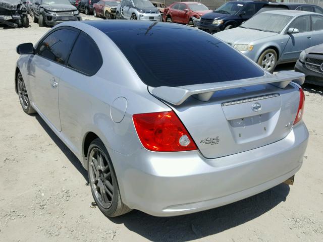 JTKDE177870207153 - 2007 TOYOTA SCION TC ვერცხლისფერი ფოტო 3