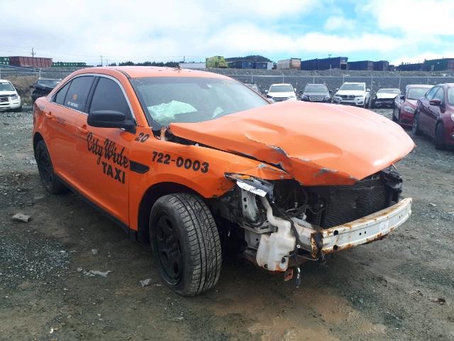 1FAHP2M88DG100330 - 2013 FORD TAURUS POL ORANGE photo 1