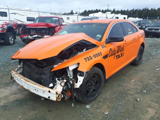 1FAHP2M88DG100330 - 2013 FORD TAURUS POL ORANGE photo 2