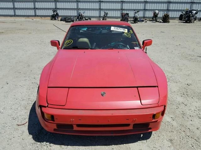 WP0AA0941EN461645 - 1984 PORSCHE 944 RED photo 9