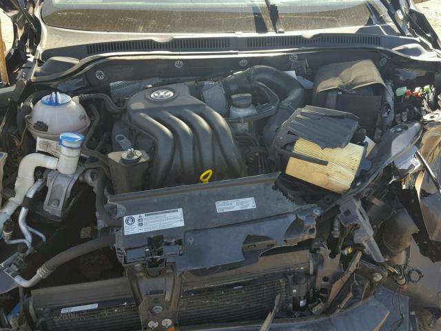 3VW2K7AJXEM397740 - 2014 VOLKSWAGEN JETTA BASE Սև լուսանկար 7