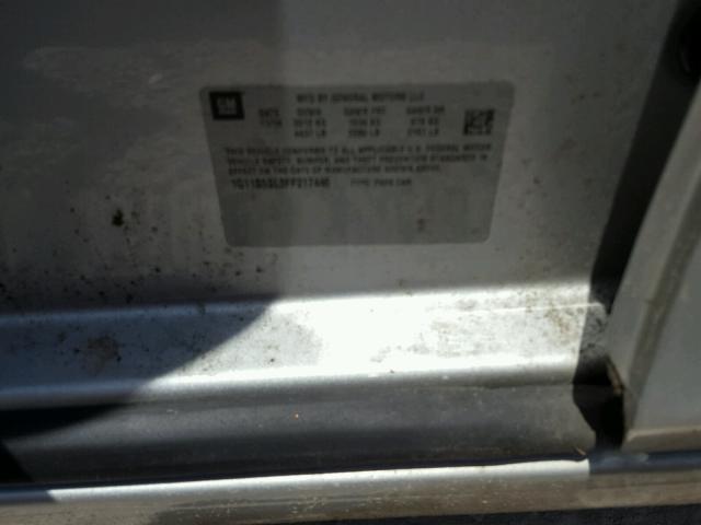 1G11B5SL3FF217446 - 2015 CHEVROLET MALIBU LS Gümüş foto 10