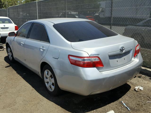 4T1BE46K07U505724 - 2007 TOYOTA CAMRY NEW SILVER photo 3