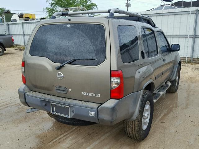 5N1ED28T32C570883 - 2002 NISSAN XTERRA 4.0 BROWN photo 4