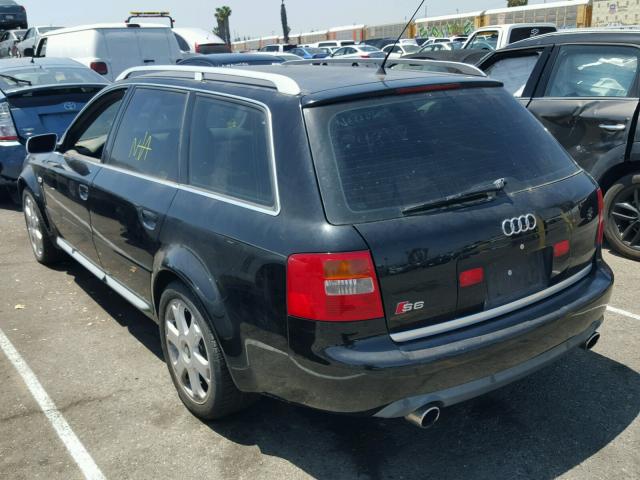 WAUXU64B32N064506 - 2002 AUDI S6 AVANT Q BLACK photo 3