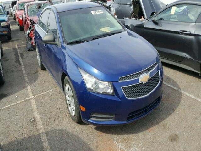 1G1PC5SH2C7290235 - 2012 CHEVROLET CRUZE LS BLUE photo 1