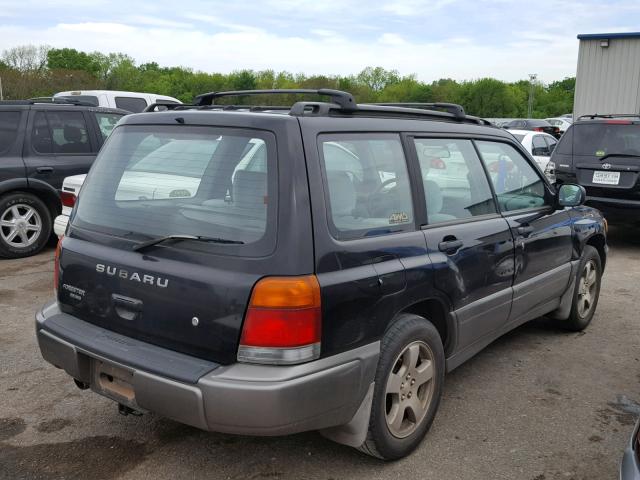 JF1SF6555WG782882 - 1998 SUBARU FORESTER S 黑色 照片 4