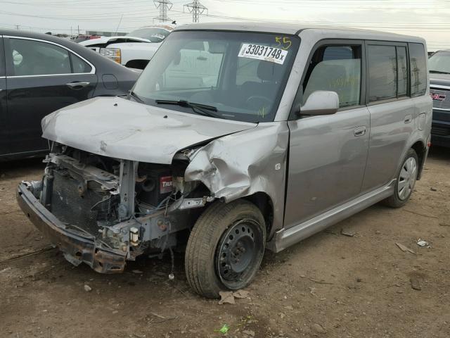 JTLKT324664061070 - 2006 TOYOTA SCION XB GRAY photo 2