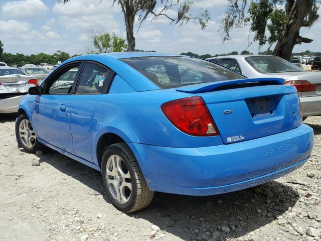 1G8AN12F55Z156352 - 2005 SATURN ION LEVEL BLUE photo 3