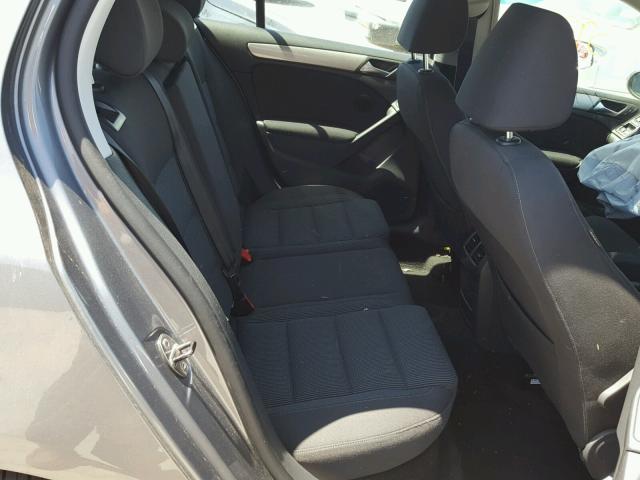 WVWDB7AJ9DW047722 - 2013 VOLKSWAGEN GOLF GRAY photo 6