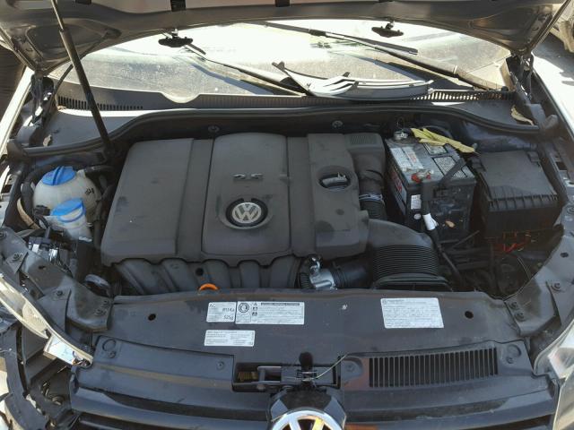 WVWDB7AJ9DW047722 - 2013 VOLKSWAGEN GOLF GRAY photo 7