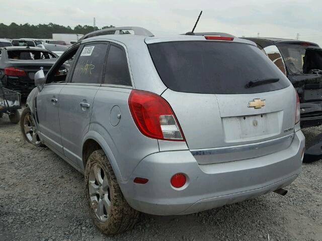 3GNAL3EK8ES624403 - 2014 CHEVROLET CAPTIVA LT SILVER photo 3