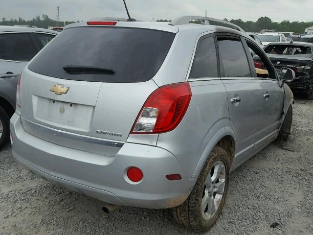 3GNAL3EK8ES624403 - 2014 CHEVROLET CAPTIVA LT SILVER photo 4