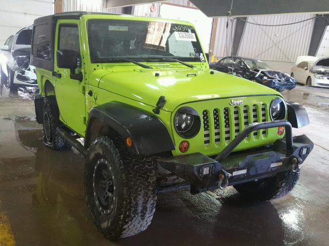 1C4AJWAG8CL229349 - 2012 JEEP WRANGLER S GREEN photo 1
