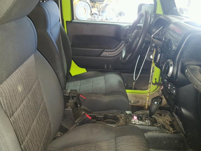 1C4AJWAG8CL229349 - 2012 JEEP WRANGLER S GREEN photo 5