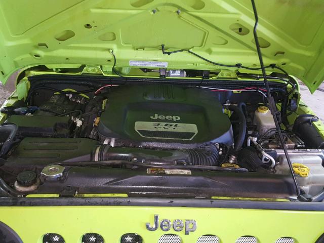 1C4AJWAG8CL229349 - 2012 JEEP WRANGLER S GREEN photo 7