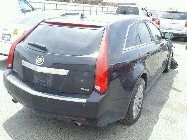 1G6DP8EV8A0136834 - 2010 CADILLAC CTS PREMIU BLACK photo 4