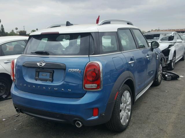 WMZYT3C35J3D99735 - 2018 MINI COOPER S C BLUE photo 4