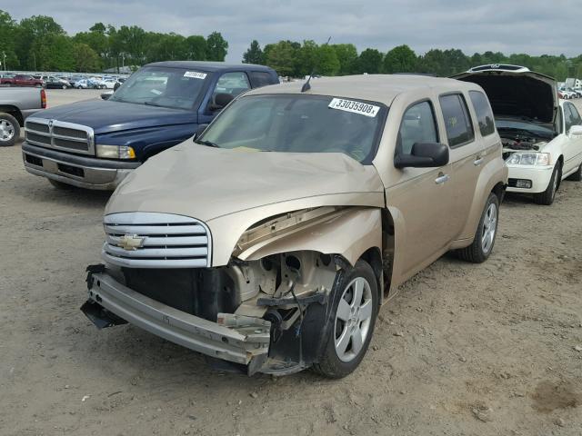3GNDA13D07S628881 - 2007 CHEVROLET HHR LS GOLD photo 2