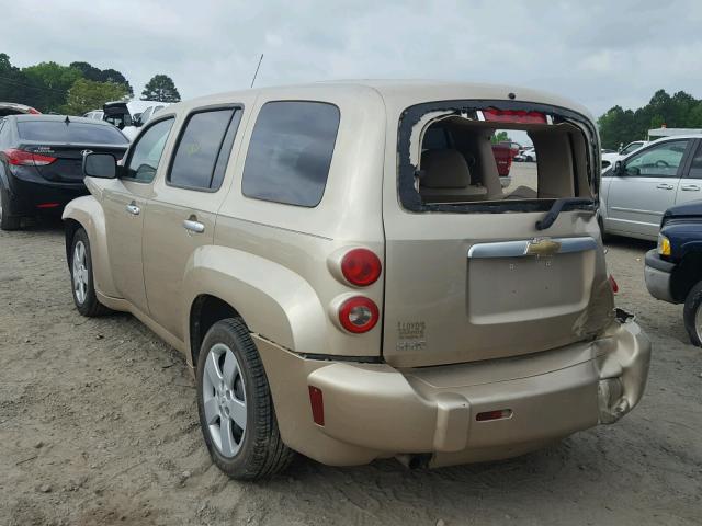3GNDA13D07S628881 - 2007 CHEVROLET HHR LS GOLD photo 3