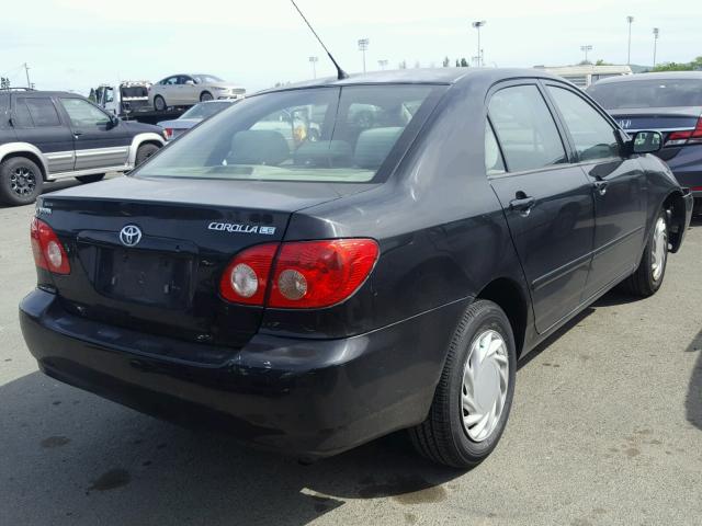 1NXBR32EX7Z892829 - 2007 TOYOTA COROLLA LE BLACK photo 4