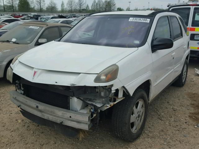 3G7DB03E92S563335 - 2002 PONTIAC AZTEK WHITE photo 2