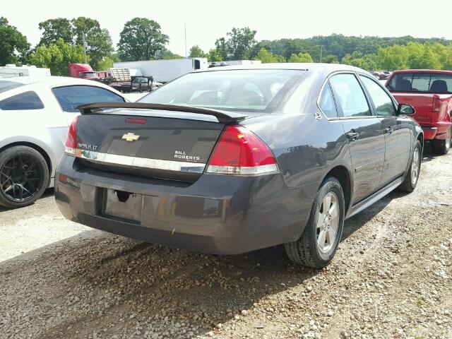 2G1WT57N191114633 - 2009 CHEVROLET IMPALA BROWN photo 4