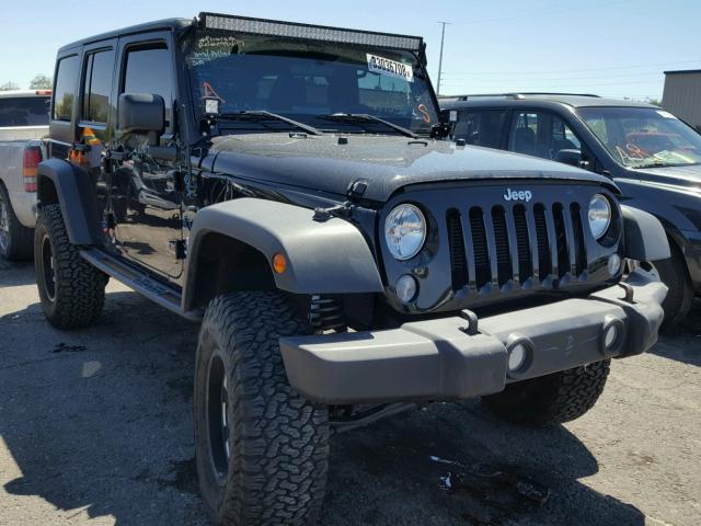 1C4BJWDG7GL155668 - 2016 JEEP WRANGLER U BLACK photo 1