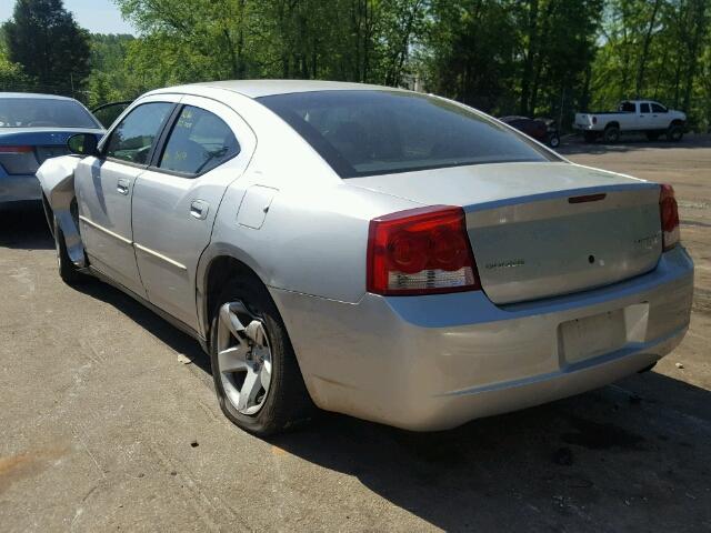 2B3KA43V89H567054 - 2009 DODGE CHARGER SILVER photo 3