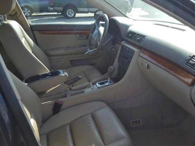 WAUJT68E64A036304 - 2004 AUDI A4 3.0 Կապույտ լուսանկար 5
