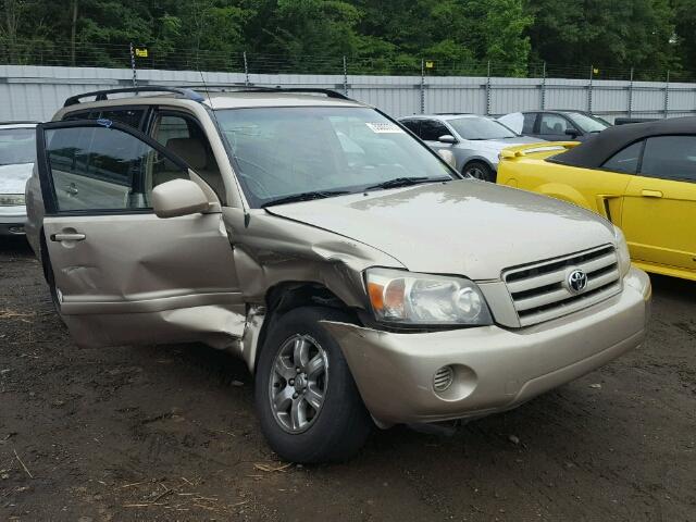 JTEEP21A950100704 - 2005 TOYOTA HIGHLANDER GOLD photo 1