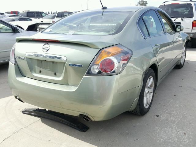 1N4CL21E48C117168 - 2008 NISSAN ALTIMA HYB GREEN photo 4