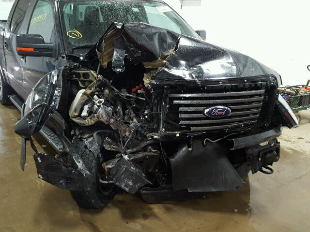 1FTFW1EF0CFB53345 - 2012 FORD F150 SUPER BLACK photo 9