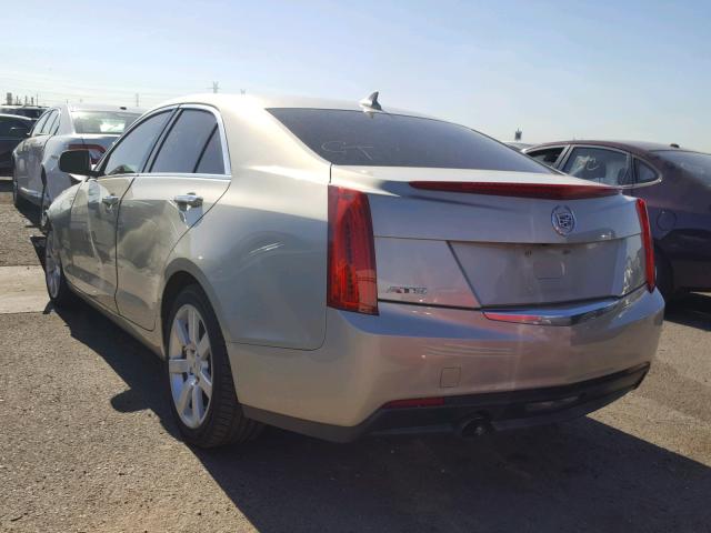 1G6AA5RA8E0182664 - 2014 CADILLAC ATS GOLD photo 3