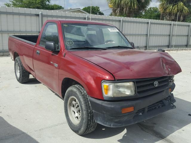 JT4JM11D2T0016849 - 1996 TOYOTA T100 RED photo 1