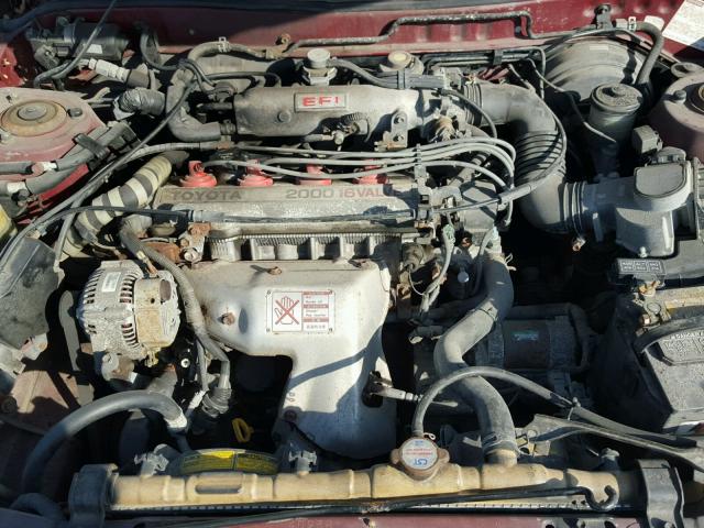 4T1SV21E3LU180096 - 1990 TOYOTA CAMRY DLX MAROON photo 7