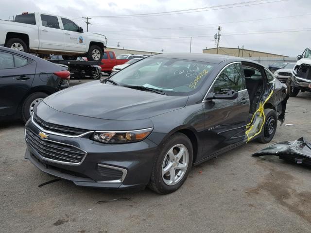 1G1ZB5ST0HF227339 - 2017 CHEVROLET MALIBU LS 绿色 照片 2